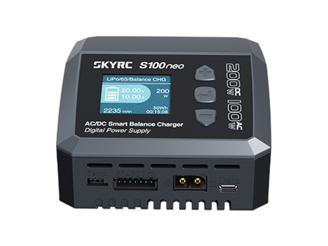 Carregador inteligente CA/CC SkyRC S100neo