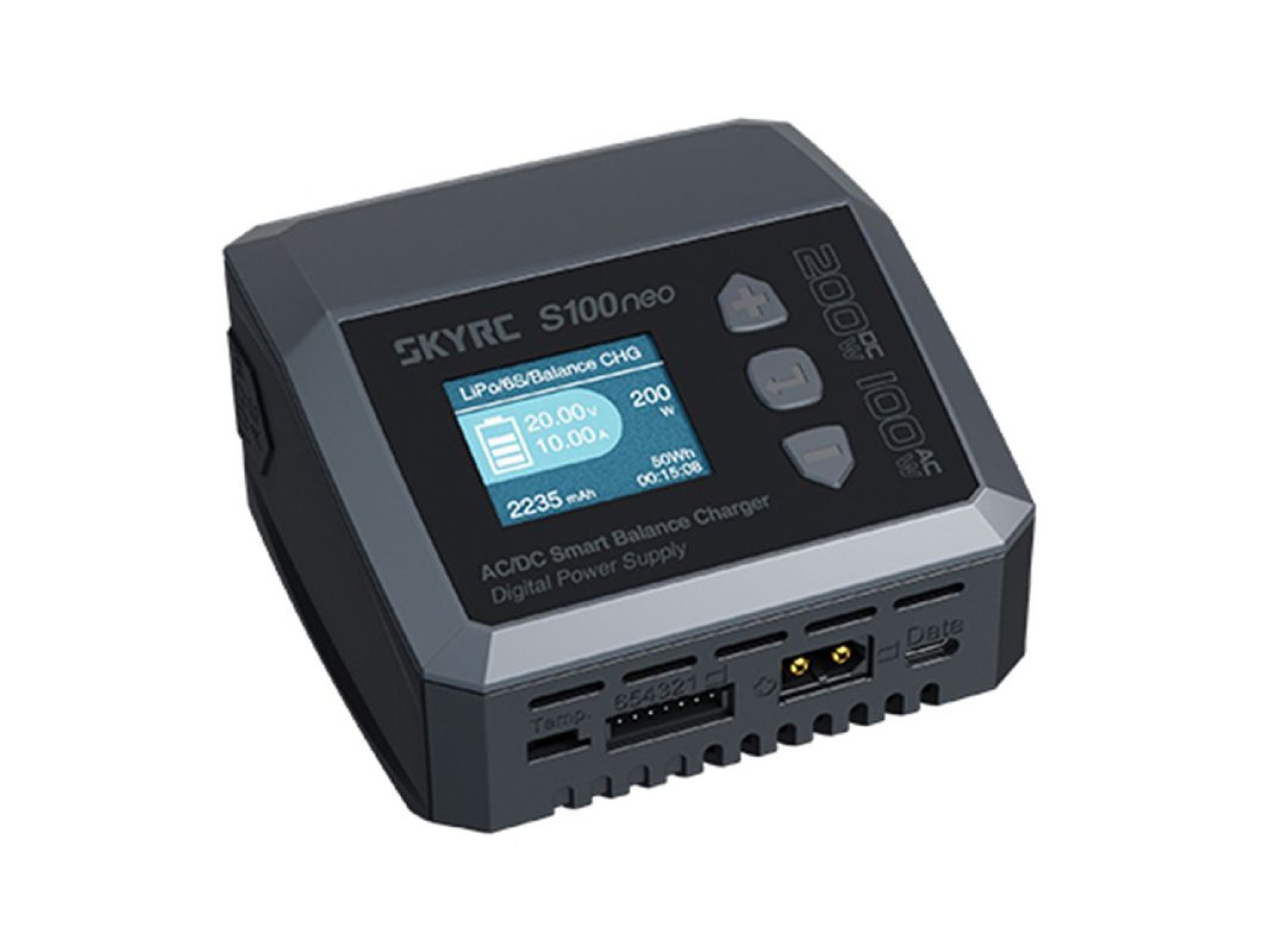 Carregador inteligente CA/CC SkyRC S100neo