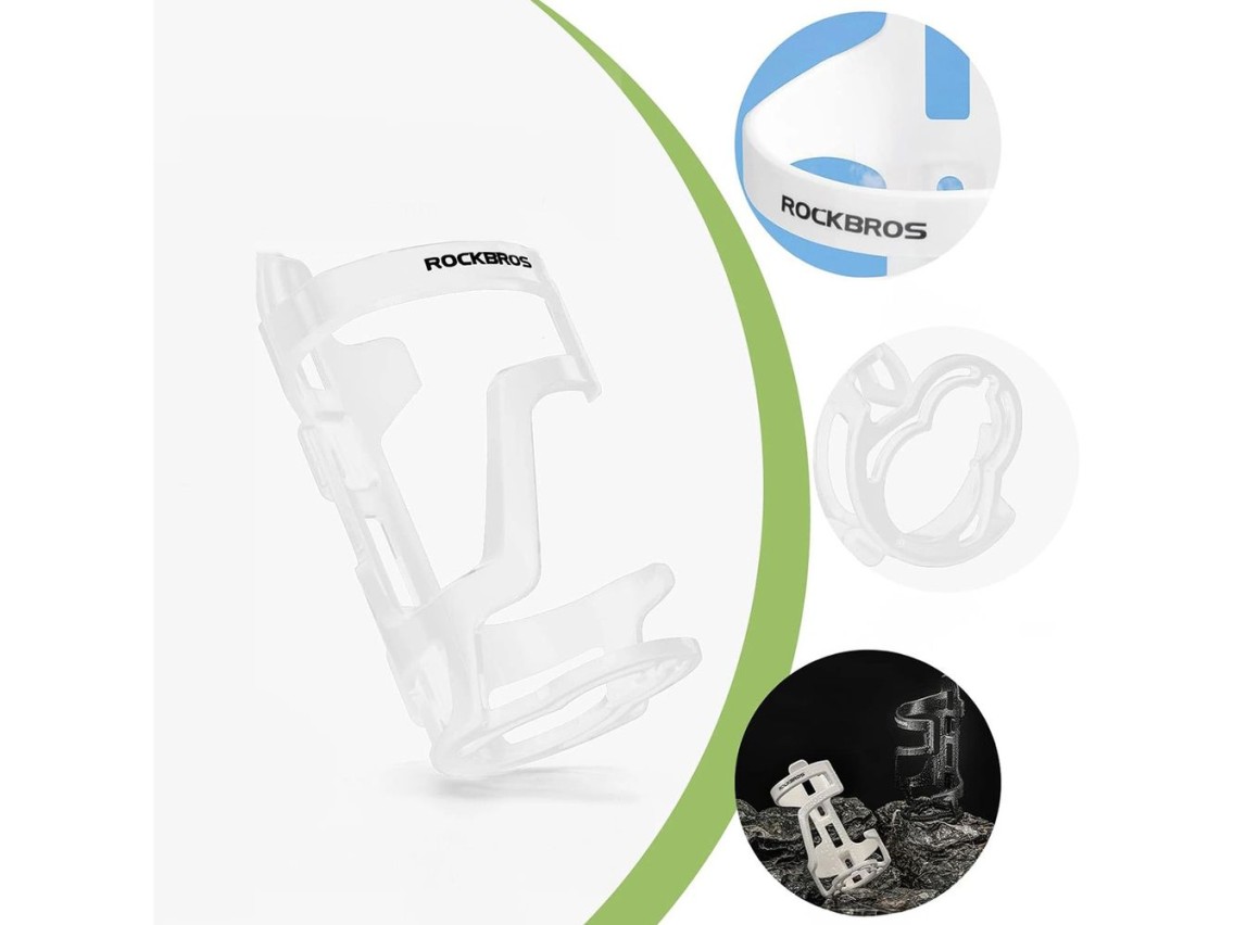 Rockbros 31210012002 bicycle bottle holder - white