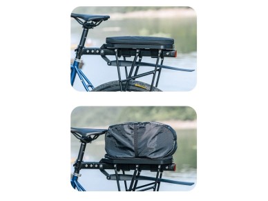 Bolsa Rockbros 30140062001 para suporte de bicicleta, 5 litros - preta Bolsa Rockbros 30140062001 para suporte de bicicleta, 5 litros - preta