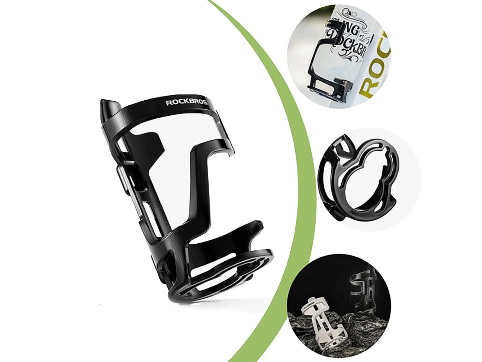 Rockbros 31210012001 bicycle bottle holder - black