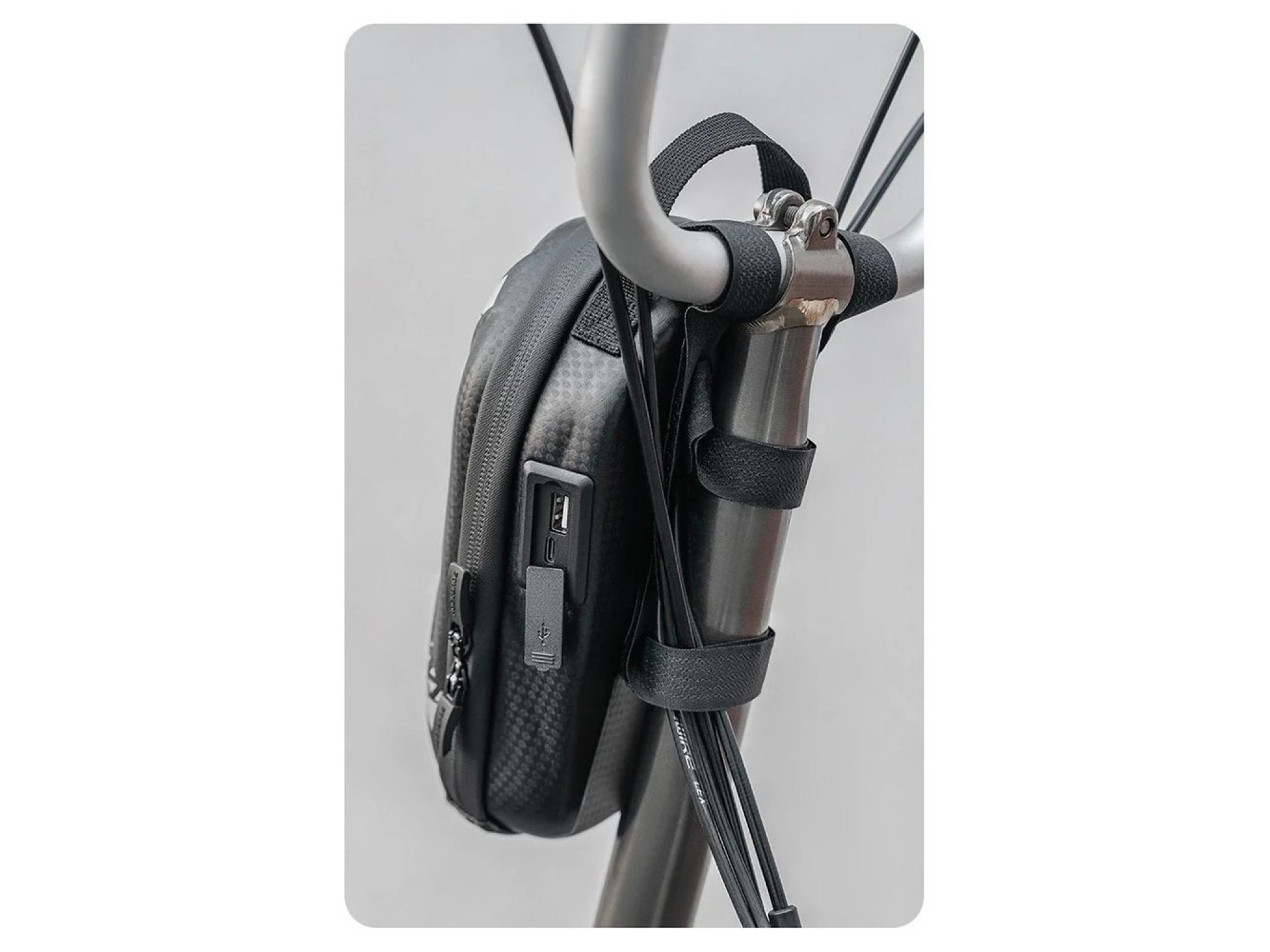 Bolsa Rockbros 3011006301 para el manillar de bicicleta o patinete, 1,3 l - negra