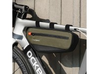 Rockbros 30120079001 bicycle bag for 1.7 l frame - green and black