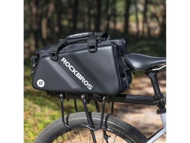 Bolsa para bicicleta Rockbros 30140090001 para maletero de 11,6 l - negra Bolsa para bicicleta Rockbros 30140090001 para maletero de 11,6 l - negra