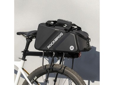 Bolsa para bicicleta Rockbros 30140090001 para maletero de 11,6 l - negra Bolsa para bicicleta Rockbros 30140090001 para maletero de 11,6 l - negra