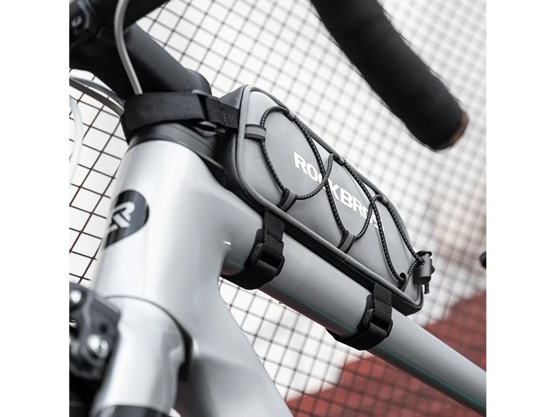 Bolsa para quadro de bicicleta Rockbros 3012010901, 0,9 l - prata