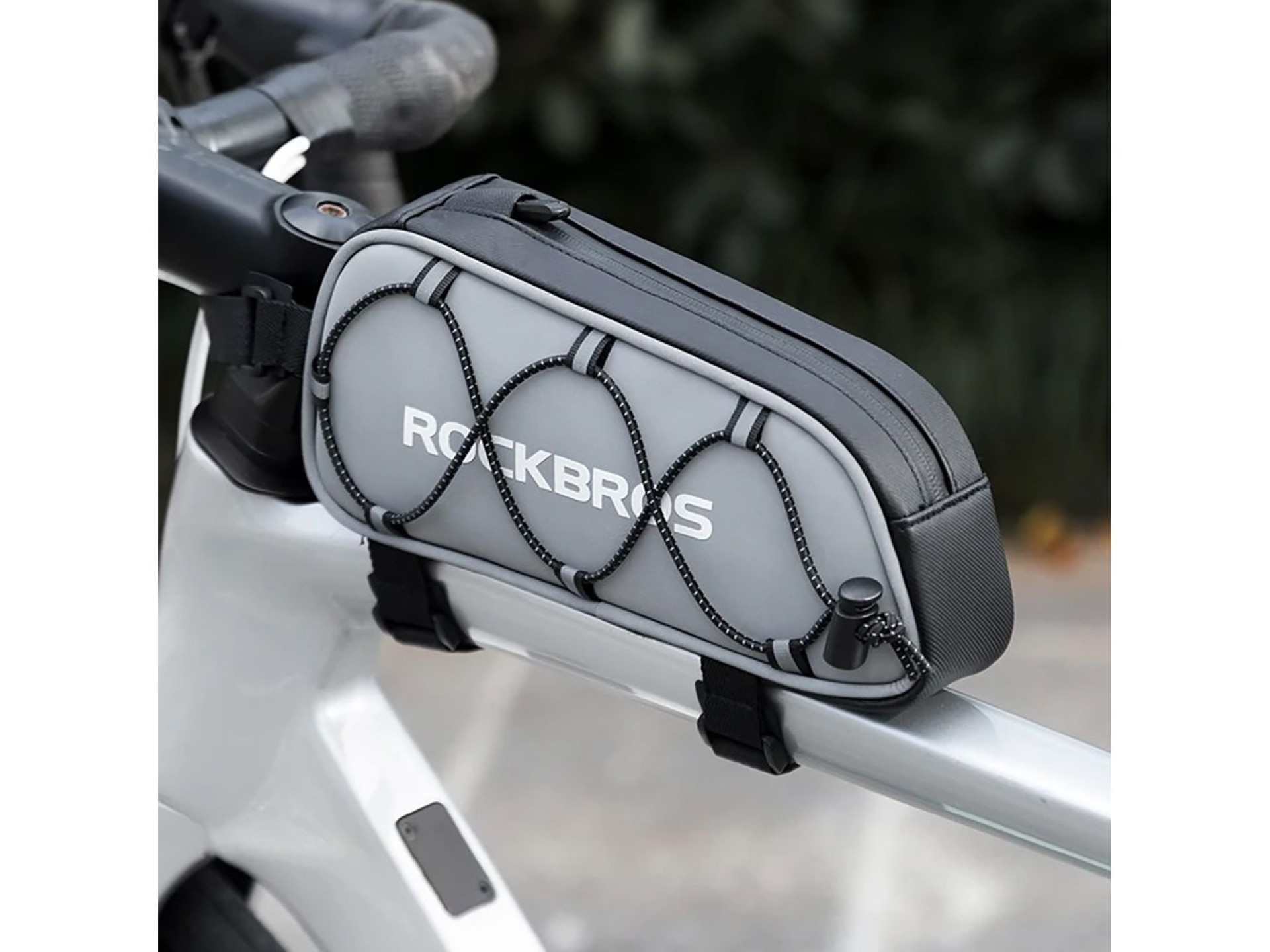 Bolsa para quadro de bicicleta Rockbros 3012010901, 0,9 l - prata