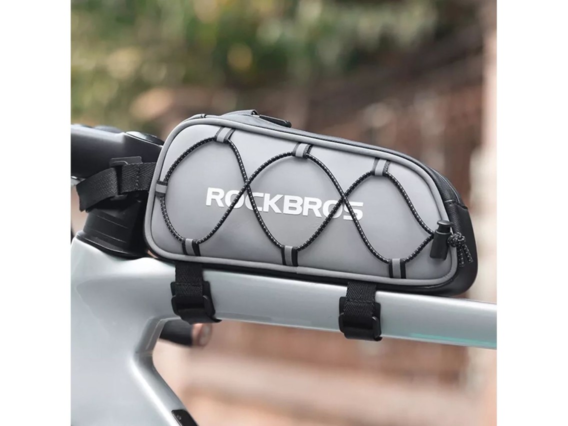 Bolsa para quadro de bicicleta Rockbros 3012010901, 0,9 l - prata