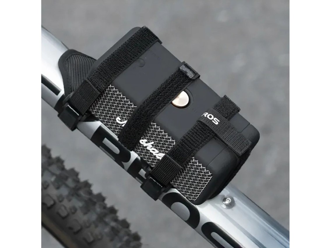 Rockbros 50210064001 Velcro Bike Strap for Bluetooth Speaker or Water Bottle - Black