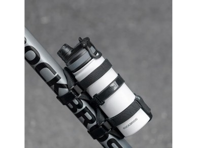 Rockbros 50210064001 Velcro Bike Strap for Bluetooth Speaker or Water Bottle - Black