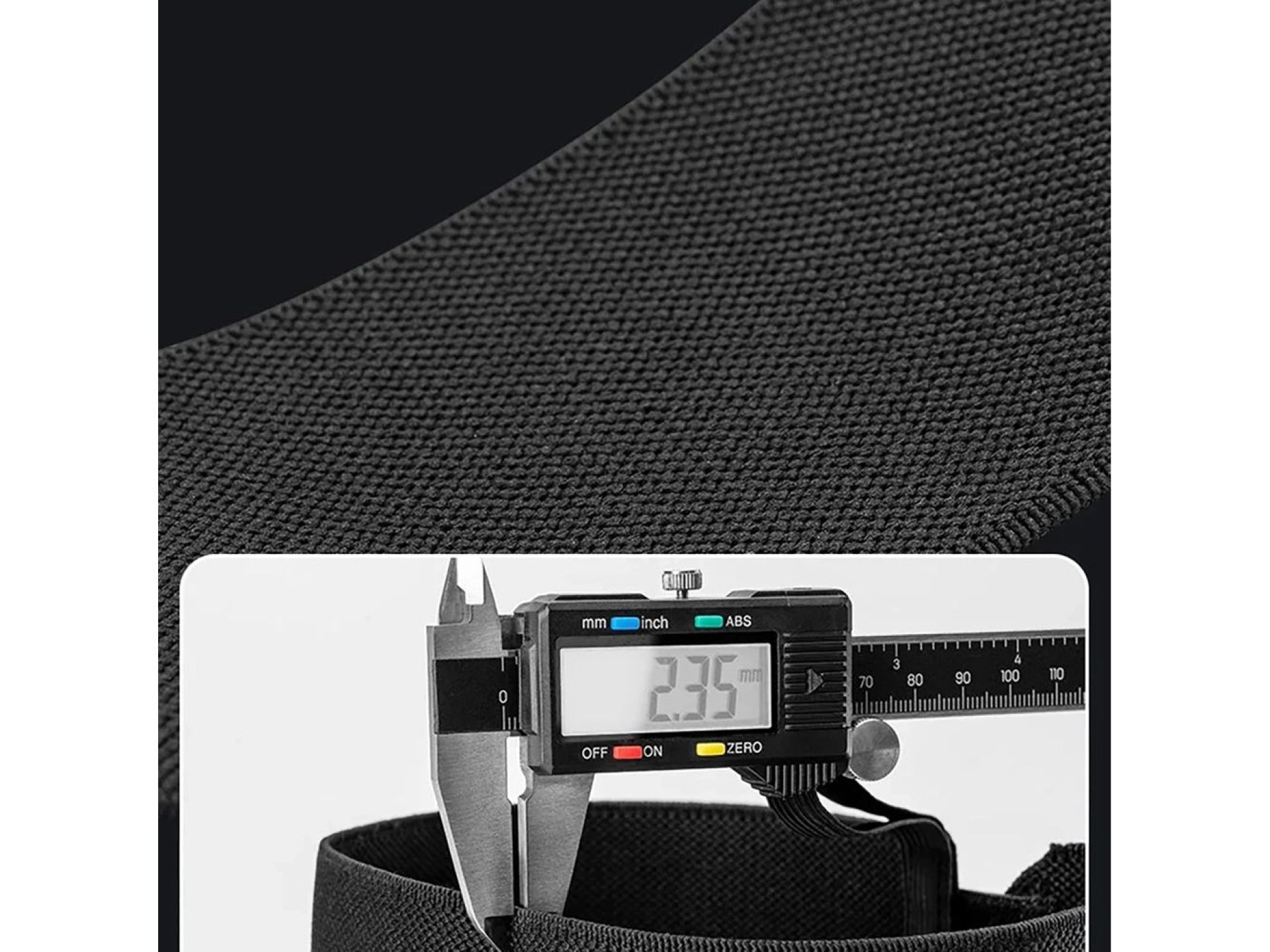 Rockbros 0431001 sports wristband - black (2 pcs.)