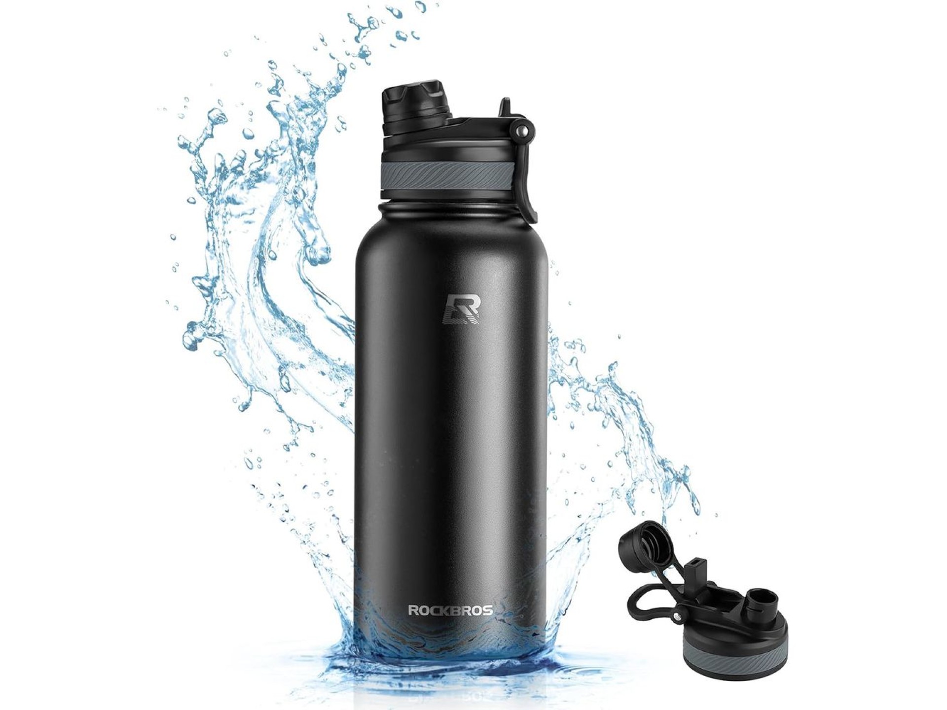 Rockbros 35210029001 thermal bottle for bicycle drinks 550 ml - black