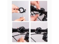 Timbre para bicicleta Rockbros 34210028001 con forma de Q - negro Timbre para bicicleta Rockbros 34210028001 con forma de Q - negro