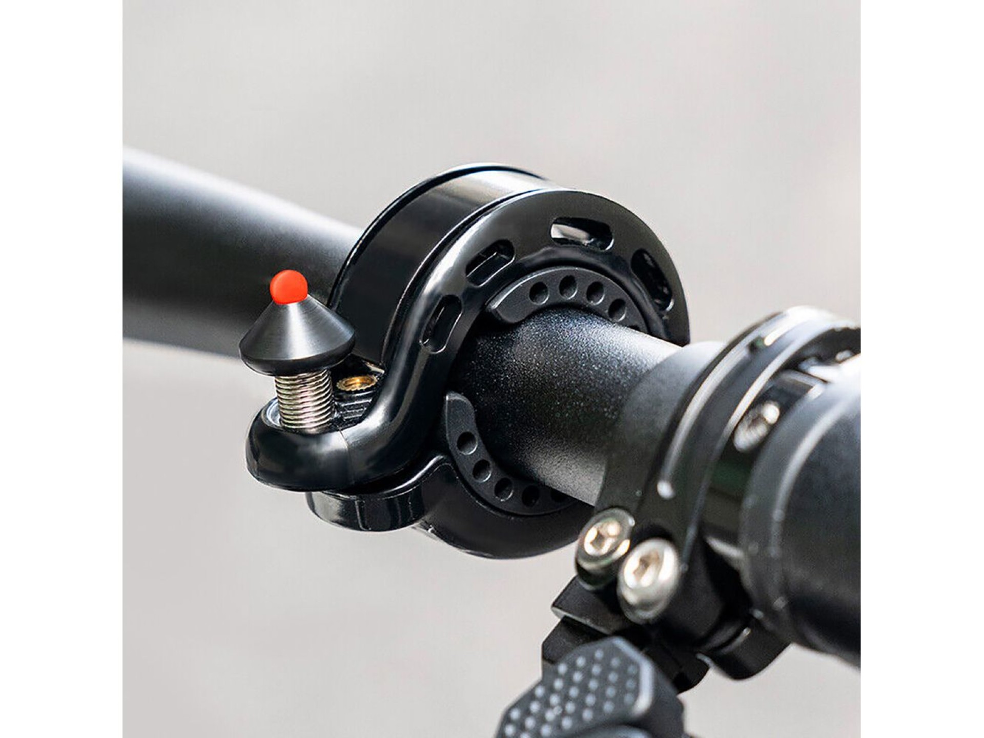 Timbre para bicicleta Rockbros 34210028001 con forma de Q - negro