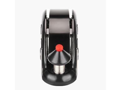 Rockbros 34210028001 Q-shaped bicycle bell - black Rockbros 34210028001 Q-shaped bicycle bell - black