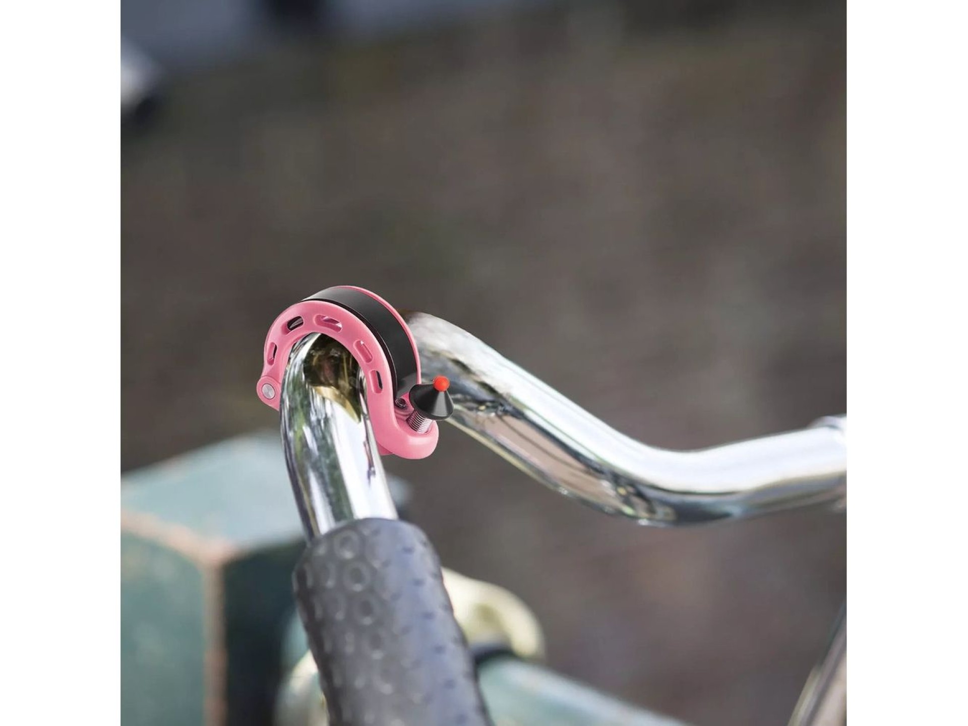 Rockbros 34210028005 Q-shaped bicycle bell - pink