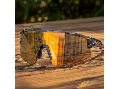 Rockbros Cycling Glasses Photochromic, with UV Protection and Corrective Insert - Transparent Black