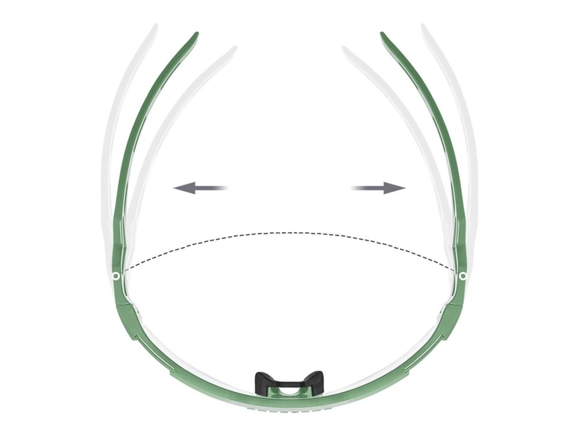Gafas de ciclismo fotocromáticas Rockbros con protección UV y lente correctora - Verde