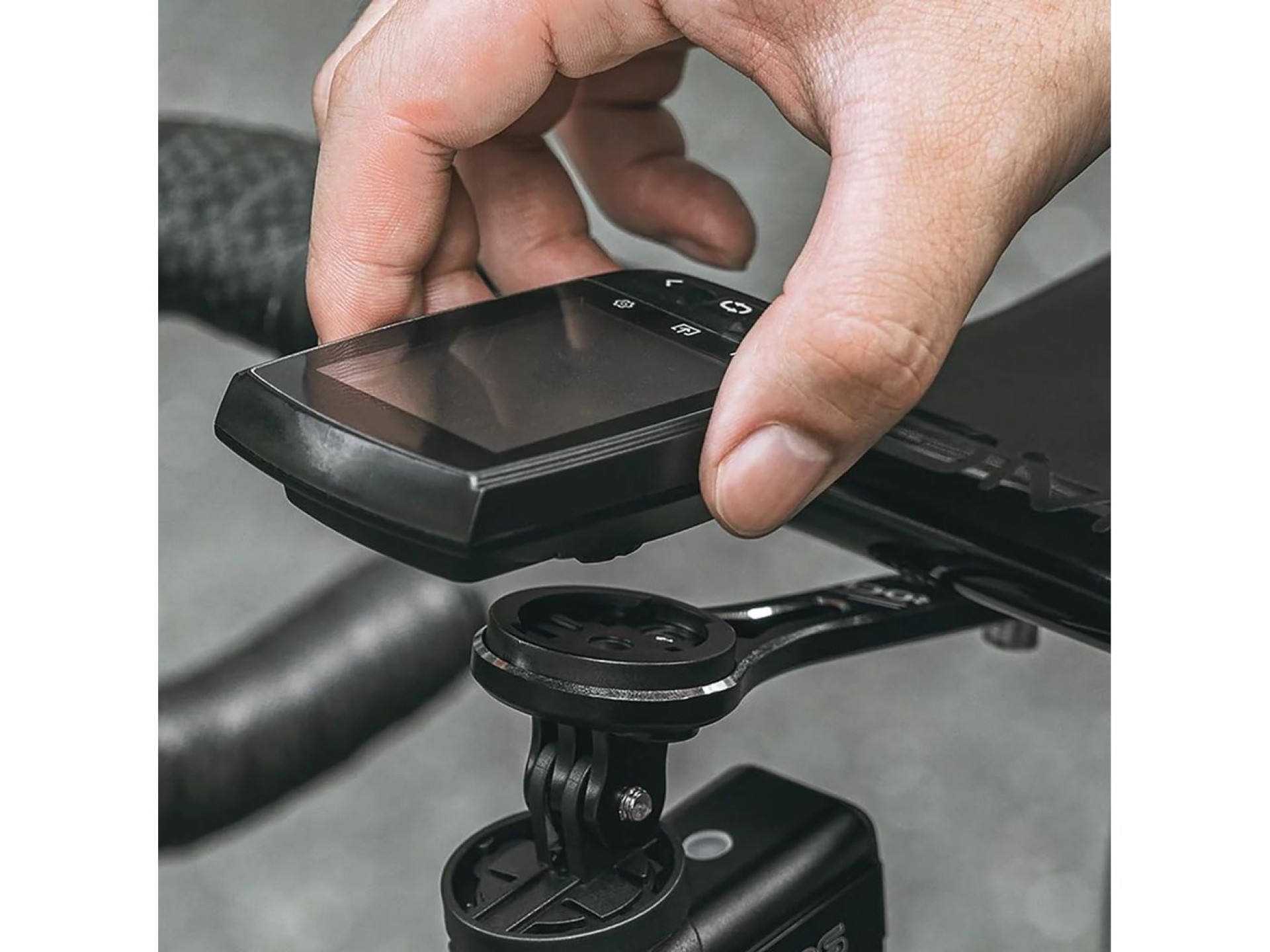 Suporte para bicicleta Rockbros para Garmin/GoPro - Preto