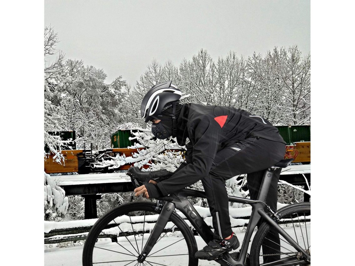 Chaqueta deportiva de ciclismo cortavientos Rockbros YPW021, talla L - Negra