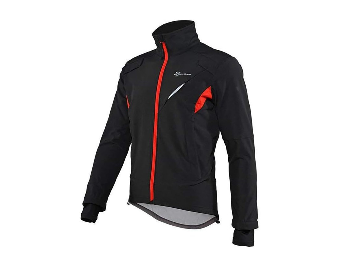 Chaqueta deportiva de ciclismo cortavientos Rockbros YPW021, talla XL - Negra