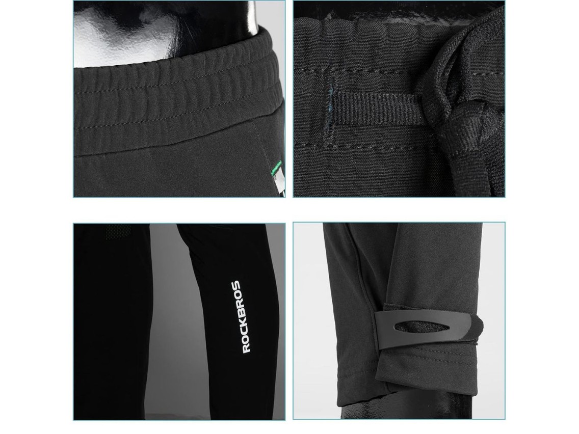 Rockbros Patrol Cycling Windproof Sports Pants Size XL - Black