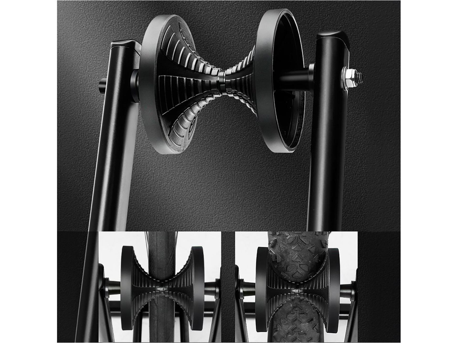 Rockbros 27210001001 Folding Bicycle Stand - Black