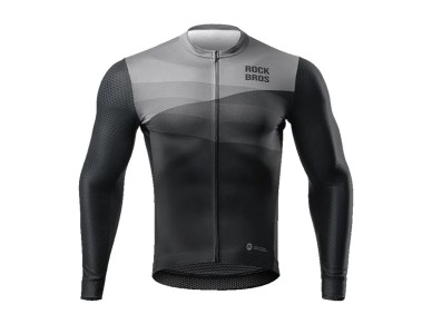 Rockbros 15120009003 Maillot de ciclismo de manga larga Primavera/Verano L - Negro Rockbros 15120009003 Maillot de ciclismo de manga larga Primavera/Verano L - Negro