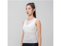 Maillot de ciclismo sin mangas de secado rápido para mujer Rockbros YDBX001, talla M/L - Blanco Maillot de ciclismo sin mangas de secado rápido para mujer Rockbros YDBX001, talla M/L - Blanco