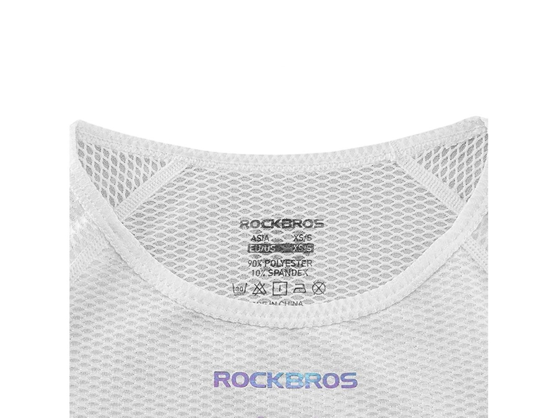 Maillot de ciclismo sin mangas de secado rápido para mujer Rockbros YDBX001, talla M/L - Blanco
