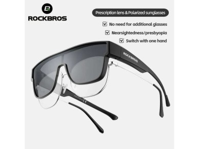 Rockbros SP304 Polarized Cycling Glasses - Black Rockbros SP304 Polarized Cycling Glasses - Black