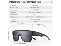 Gafas de ciclismo polarizadas Rockbros SP304 - Negras Gafas de ciclismo polarizadas Rockbros SP304 - Negras