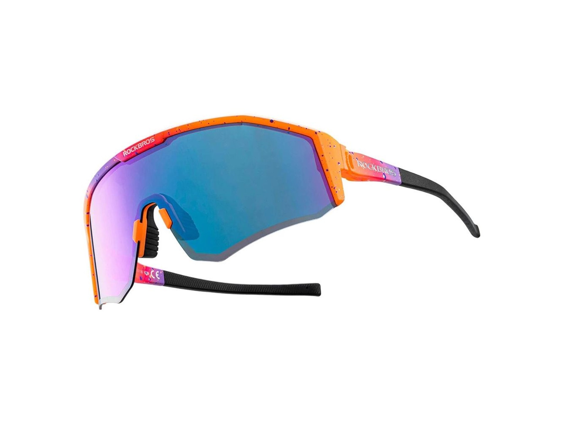 Óculos de ciclismo polarizados Rockbros SP297 - roxo