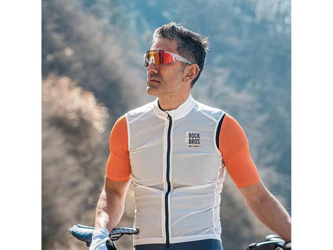 Gafas de ciclismo polarizadas Rockbros SP297 - blancas