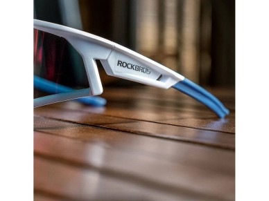 Rockbros SP297 polarizing cycling glasses - white Rockbros SP297 polarizing cycling glasses - white