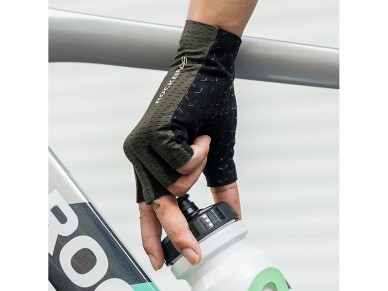 Rockbros Breathable Short Finger Cycling Gloves, Size: L - Green Rockbros Breathable Short Finger Cycling Gloves, Size: L - Green