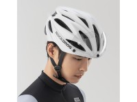 Casco de bicicleta Rockbros con visera, gafas protectoras UV desmontables, unisex - Marr�n
