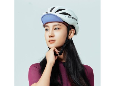 Gorra de ciclismo Rockbros con visera para casco - Roja