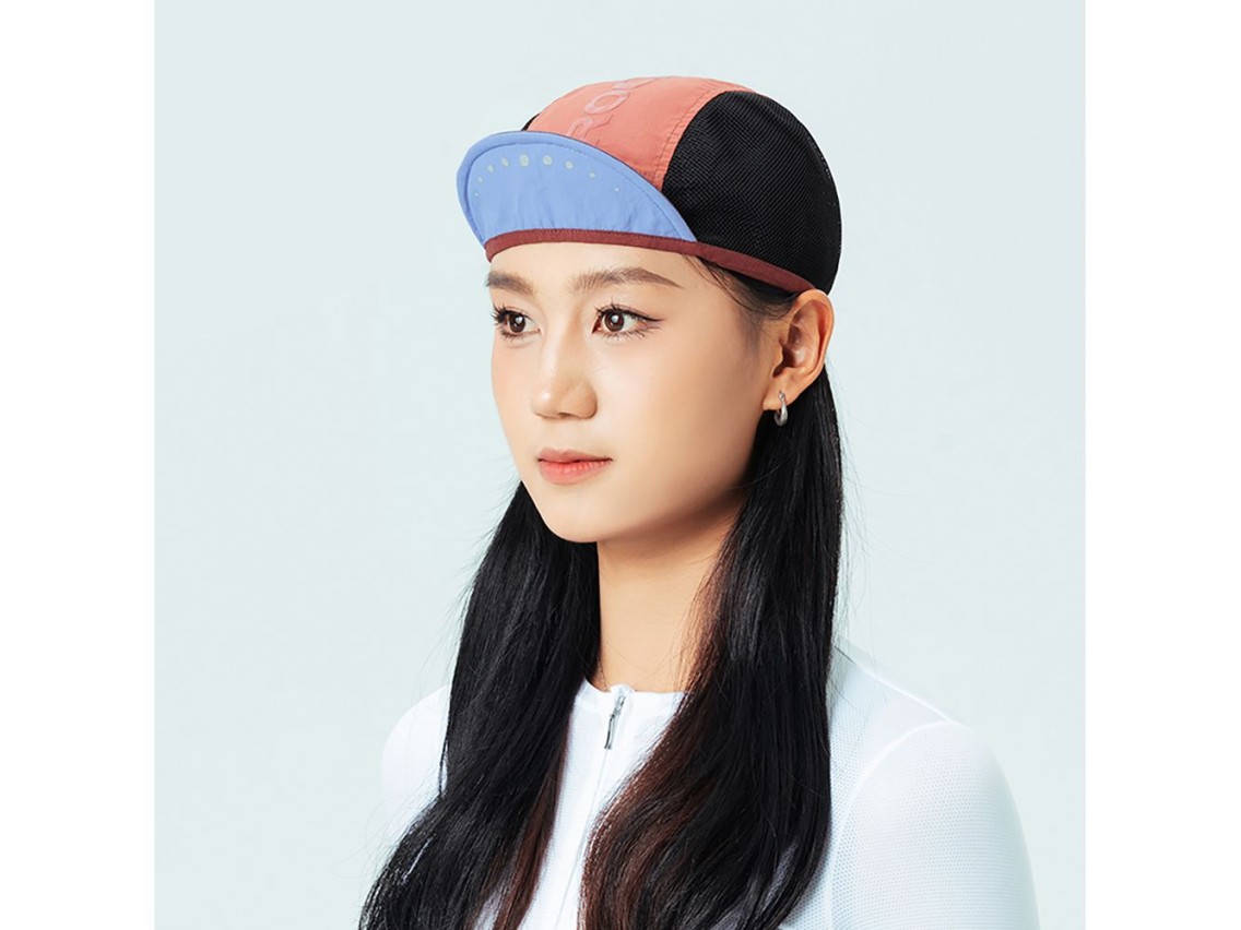 Rockbros Cycling Cap with Helmet Visor - Red