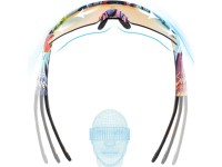 Rockbros Photochromic Cycling Glasses with UV Protection and Corrective Insert - Multicolor