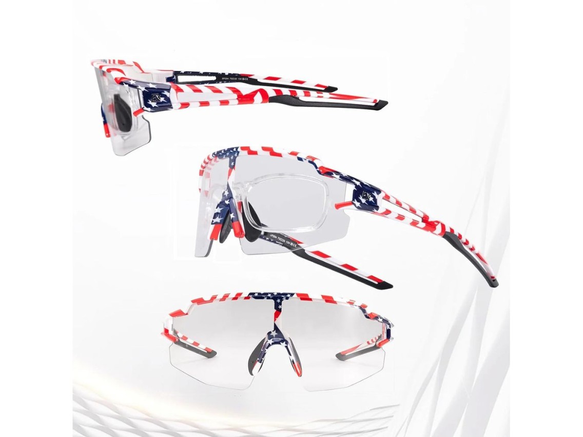 Óculos de ciclismo Rockbros fotocromáticos com proteção UV e lentes corretivas 14120008002 - Modelo