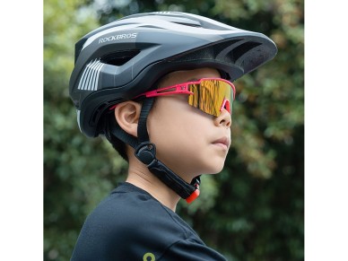 Rockbros Kids Polarized UV Cycling Glasses - Pink