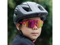 �culos de ciclismo Rockbros Kids Polarizados com Prote��o UV - Rosa