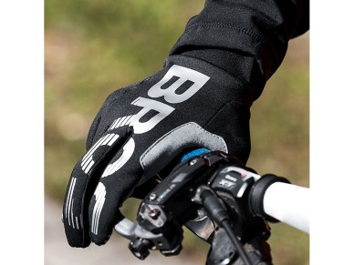 Rockbros cycling gloves, insulated, long, size: XXL - black and gray Rockbros cycling gloves, insulated, long, size: XXL - black and gray