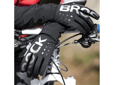 Rockbros cycling gloves, insulated, long, size: XXL - black and gray Rockbros cycling gloves, insulated, long, size: XXL - black and gray