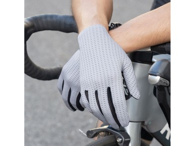 Rockbros Breathable Full Finger Cycling Gloves, Size: L - Green Rockbros Breathable Full Finger Cycling Gloves, Size: L - Green