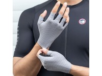 Guantes de ciclismo Rockbros transpirables de dedos cortos, talla S - Gris Guantes de ciclismo Rockbros transpirables de dedos cortos, talla S - Gris