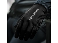 Rockbros cycling gloves spring/summer/autumn, full, size: L - black Rockbros cycling gloves spring/summer/autumn, full, size: L - black