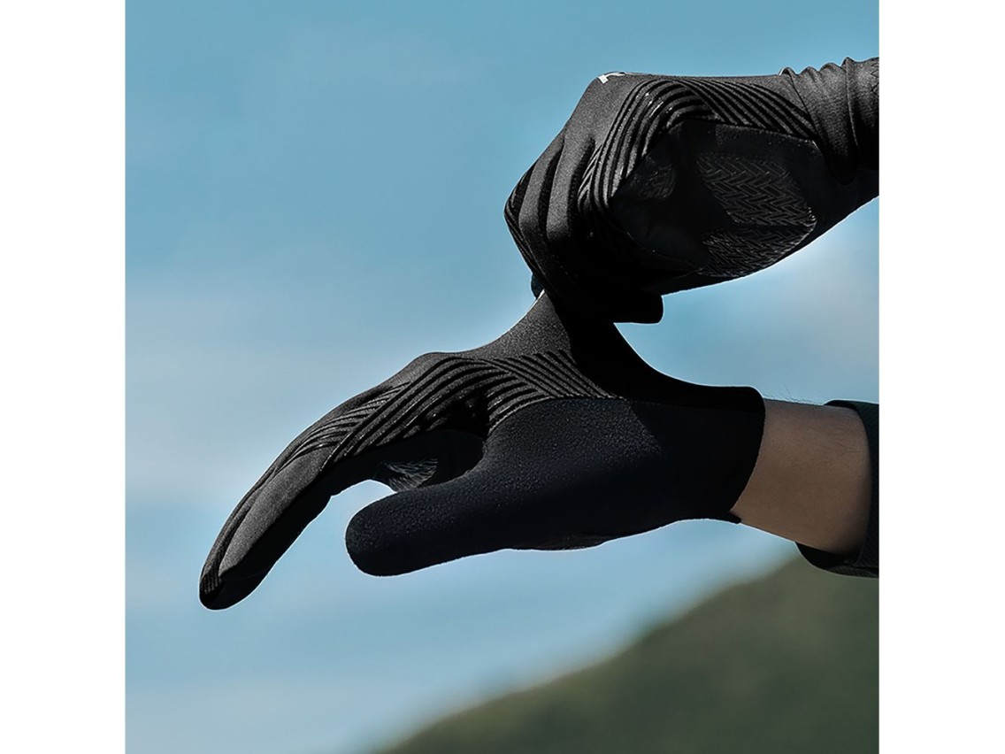 Rockbros cycling gloves spring/summer/autumn, full, size: XXL - black