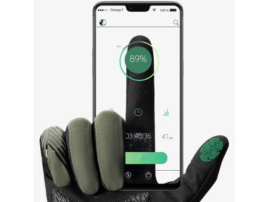Rockbros cycling gloves spring/summer/autumn, full, size: M - green Rockbros cycling gloves spring/summer/autumn, full, size: M - green